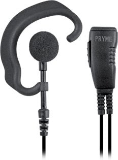 PRYMEÃÂÃÂ® SPM-301EB Responder Medium-Duty Lapel Mic w/Soft Ear-Hook Earphone (for All Kenwood 2-Pin Portable Radios)