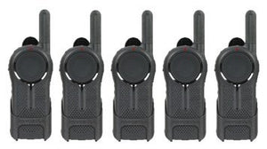 5 Pack of Motorola DLR1060 900MHz ISM Band 1 Watt 6 Channels License Free Digital Two-Way Radio