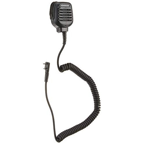 Kenwood KMC-45D Military Spec Speaker Microphone with Earpiece Jack, Black