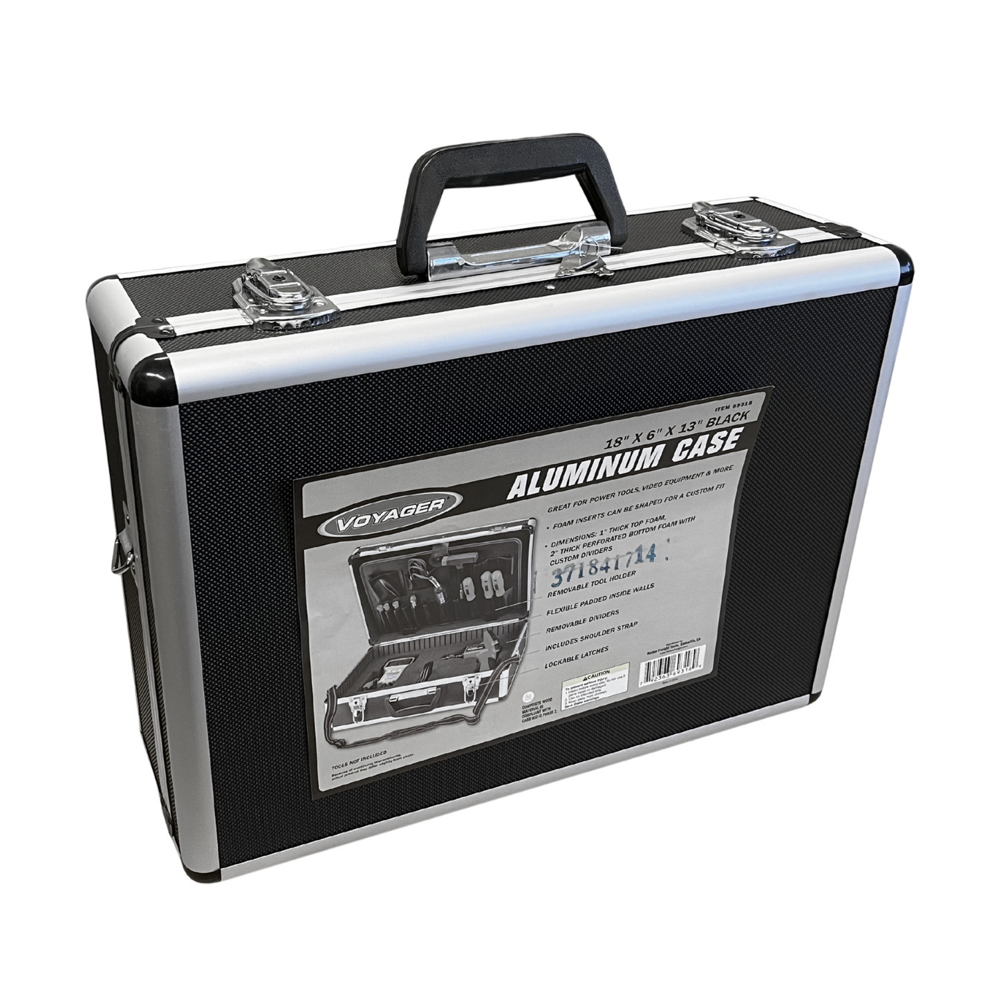 Harbor Freight 39196 VOYAGER 18" x 6" x 13" Aluminum Protective Storage Carry Case