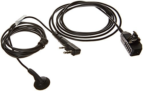 Kenwood KHS-23 2-Wire Cell-Style Earbud Clip/PTT Palm Microphone