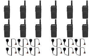 SL300-V-SC-2 VHF 136-174MHz 2 Channel 3 Watt Digital DMR Non-Display Radio with M4013 Speaker Microphone (12 Pack)