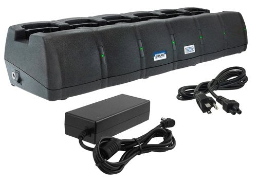 Power Products Endura EC6M+TWP-IC2A 6-Unit Charger for Icom F3 F4 Series