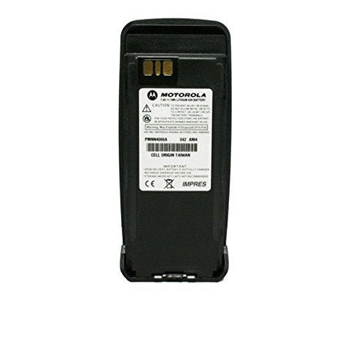 Motorola Original PMNN4066 PMNN4066A Submersible IP57 IMPRES Slim Battery Li-Ion 7.4V, 1700mAh - Compatible with MOTOTRBO XPR6100 XPR6300 XPR6350 XPR6500 XPR6550 XPR6380 XPR6580