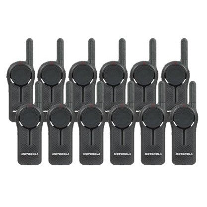 12 Pack of Motorola DLR1020 900MHz ISM Band 1 Watt 2 Channels License Free Digital Two-Way Radio