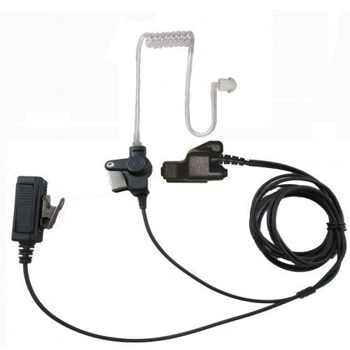 Two Wire Surveillance Headset with Push to Talk for Motorola XTS5000 XTS3000 HT1000 MTS2000 MTX8000