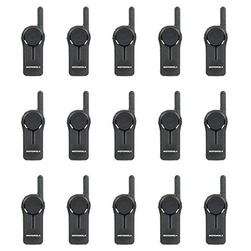 15 Pack of Motorola DLR1020 900MHz ISM Band 1 Watt 2 Channels License Free Digital Two-Way Radio