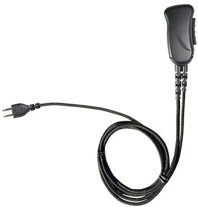 PRYMEÃÂ® SNAP (SNP-1W-H8-BF) Series 1 Wire Braided Fiber Surveillance Kit, Lapel Mic Style (1-Wire), Noise-reducing mic Element. Compatible with Hytera X1e/p, Z1p & PD-6 Series