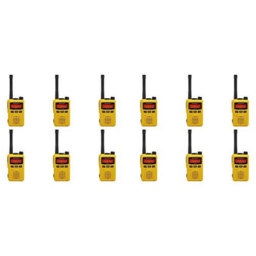 MEVX-S24-YL Yellow UHF 403-470MHz 3 Watt 256 Channel Analog/Digital Portable Radio (12 Pack)