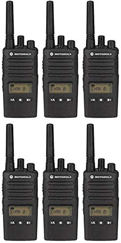 6 Pack of Motorola RMU2080D UHF 2-Watt 8-Channel Business Radio