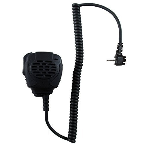 Pryme SPM-2222S Trooper Rugged Heavy Duty Water Resistant Remote Speaker Microphone with 3.5mm Audio Jack