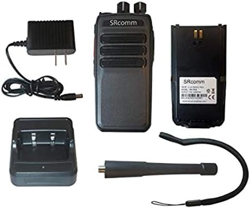 SRcommunications SR-D1U 400-470MHz 256 Channels 16 Zone 4W Digital/Analog DMR Portable Radio