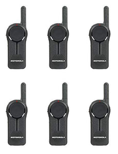 6 Pack of Motorola DLR1060 900MHz ISM Band 1 Watt 6 Channels License Free Digital Two-Way Radio