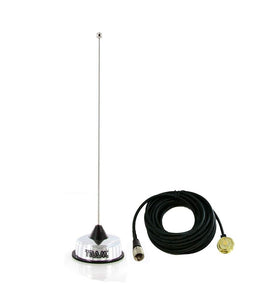 Tram 1126+1250 UHF Antenna Kit. 410-490MHz, 17ft, PL259 Connector. Compatible with Kenwod/Icom/HYT/Vertex & Yaesu Mobile Radios.