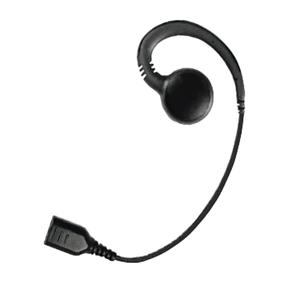 PRYMEÃÂ® SNP-1W-H8-BF 1-Wire Snap Swivel Earloop Earpiece for Hytera HYT PD602i PD662i PD682i X1E X1P X1PI Harris HDP250, Includes Dual-Switch Technology (DST)