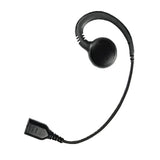 PRYMEÃÂÃÂ® SNP-1W-H8-BF 1-Wire Snap Swivel Earloop Earpiece for Hytera HYT PD602i PD662i PD682i X1E X1P X1PI Harris HDP250, Includes Dual-Switch Technology (DST)