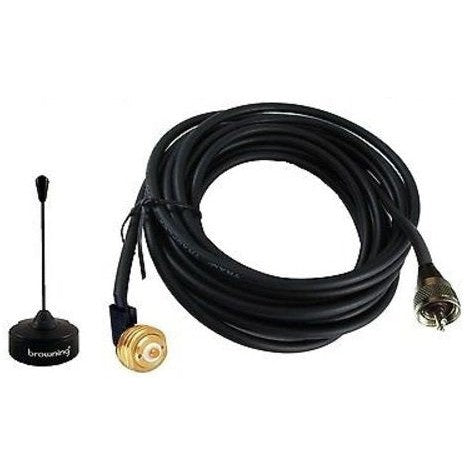 Black 800MHZ NMO PRETUNED Antenna KIT Kenwood TK-5910 NX-900 NX-920G TK-980