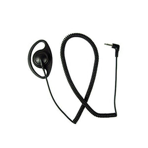 Pryme EH-1289SC Scout Series Earphone D-Ring Style 15" Coil Cable