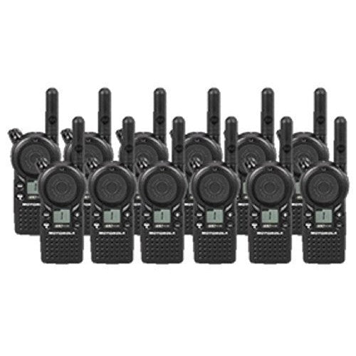 12 Pack of Motorola CLS1110 Two Way Radio Walkie Talkies