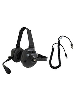 PRYMEÃÂ® New Dual MUFF Racing Headset for Kenwood K2 NX200 NX300 TK3180 TK2180 TK28