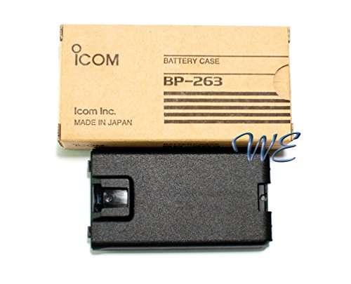 Icom Alkaline BP263 Battery case (Holds 6 AA Batteries) for Icom F3001 F4001 F3101D F4101D V80 T70A and More