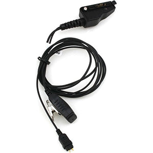 Otto E1-2W2KB131 - Otto Loc - 2-Wire - x11 for Kenwood NX-200 NX-210 NX-300 TK-190 TK-280 TK-290 TK-380 TK-385 TK-390 TK-480 TK-481 TK-2140 TK-2180 TK-3140 TK-3148 TK-3180 TK-5210 TK-5220 TK-5310 TK-5320 TK-5400 Two Way Radios headset