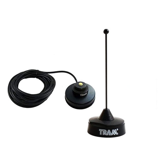 Tram 1126B +1233MUHF Black Magmount Antenna Kit UHF 410-490 MHz. Compatible with Motorola CDM1550 M1225 XPR4350 PM400 Radios.