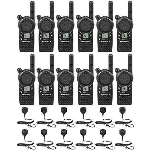 CLS1410 1 watt 4 Channel Business Radio with HKLN4606 Speaker Microphone (12 Pack)