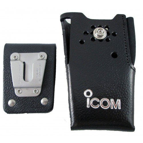 Icom Leather Carrying case with Swivel Belt Loop Holster F14 F24 F24S F4011 F3011 LCF14