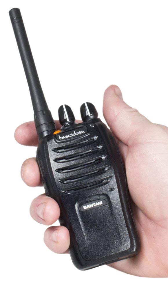 Blackbox BANTAM-VHF Bantam VHF 2-Way Radio with Kenwood Connector Jack; Compact, Rugged, Full Power Radio; 16 Channels; 5 watts/2 watts RF power; Scanning; Voice Channel Enunciation