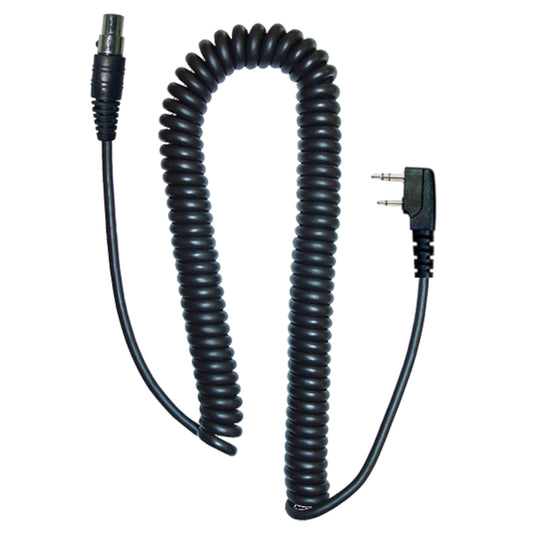 Klein Electronics K-Cord Headset Cable, Compatible with Kenwood 2-Pin Two Way Radios, NX-1300 NX-340 TK-3402 TK-2170 TK-3312 TK-3360 TK-2312 NX-P1200 and NX-P1300