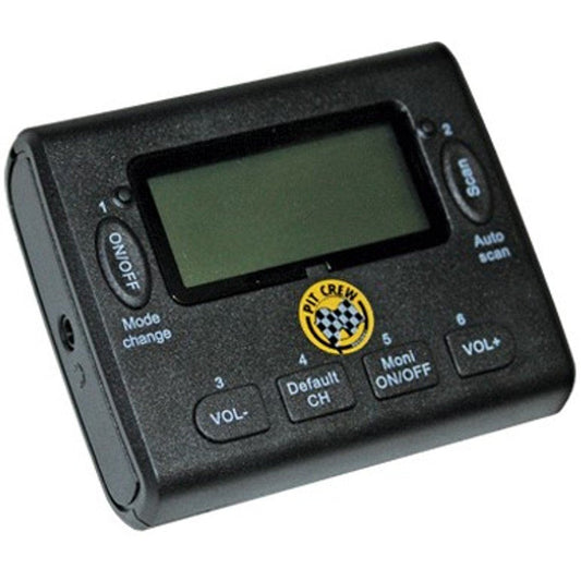 Klein Electronics PCR-SCAN-UHF PitCrew Race UHF Scanner, 50 Memory Channels/PC Programmable, Frequency Scanner with clear audio/earpieces included, Frequency Band for Scanner 440.000 ÃÂ¢Ã¢ÂÂ¬Ã¢ÂÂ 470.00 MHz