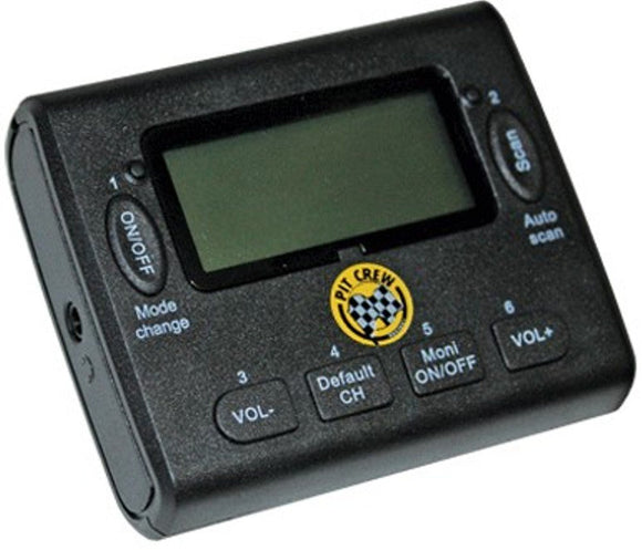 Klein Electronics PCR-SCAN-UHF PitCrew Race UHF Scanner, 50 Memory Channels/PC Programmable, Frequency Scanner with clear audio/earpieces included, Frequency Band for Scanner 440.000 Ã¢â¬â 470.00 MHz