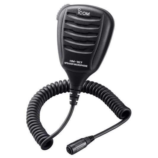 ICOM #HM167 Icom Waterproof Speaker Mic f/M72