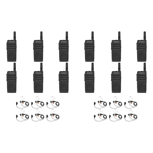 SL300-U-SC-2 UHF 403-470MHz 2 Channel 3 Watt Digital DMR Non-Display Radio with PMLN7156 Earbud (12 Pack)