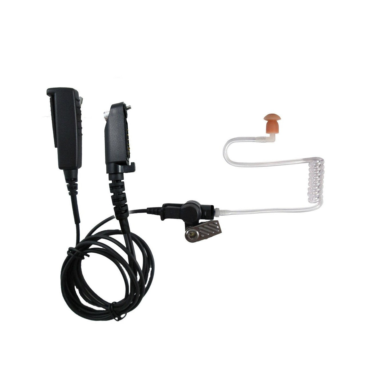 Pryme SPM-2300 QD Series 2-Wire Headset Kit w/Twist Connect Acoustic Tube Earphone