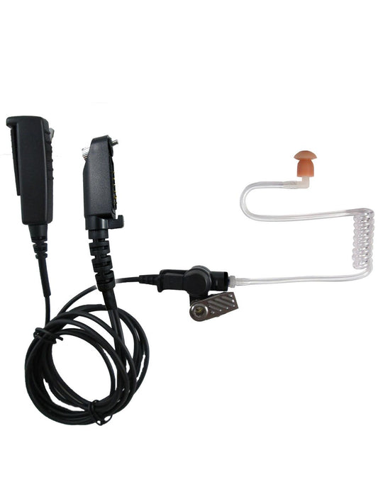 Pryme SPM-2300 QD Series 2-Wire Headset Kit w/Twist Connect Acoustic Tube Earphone