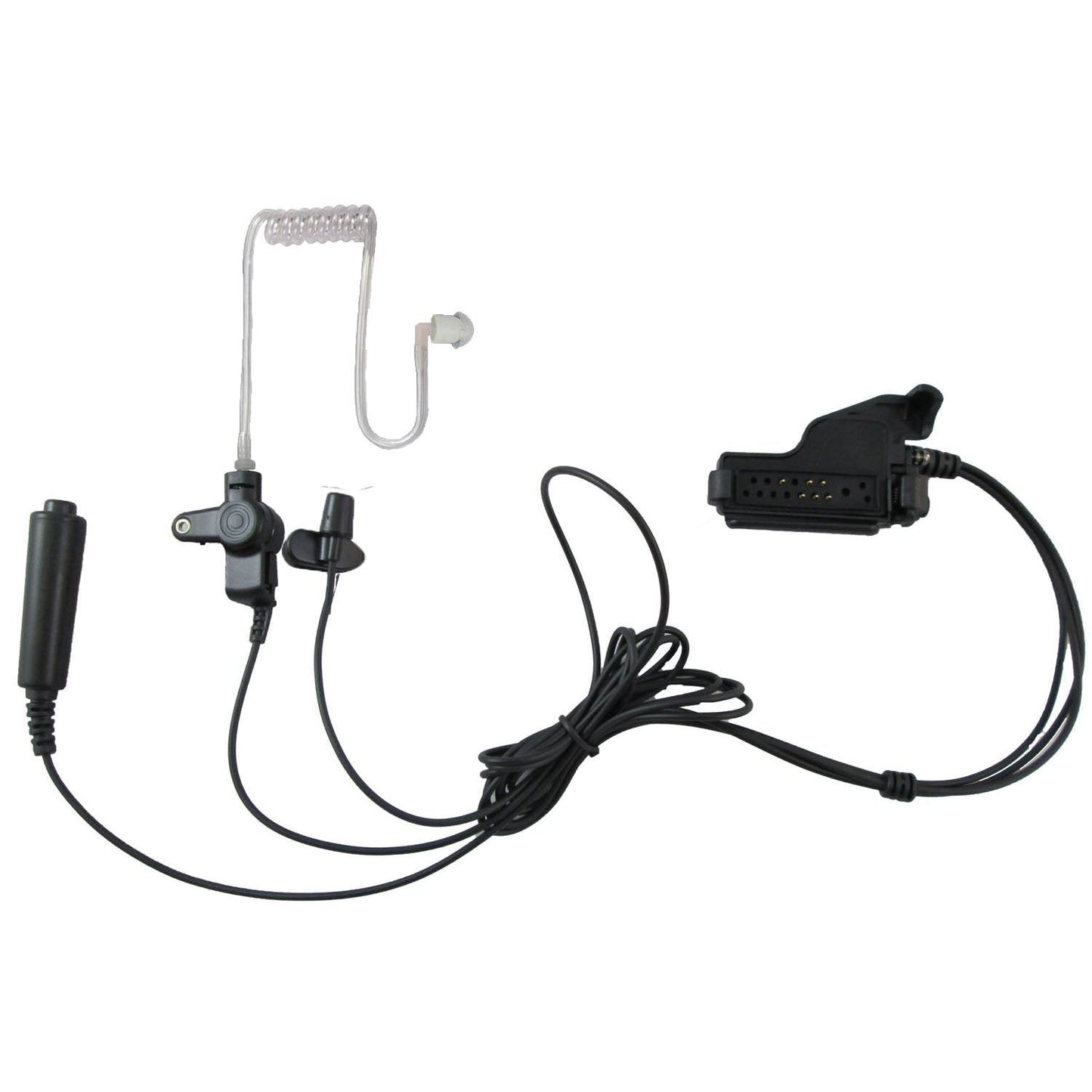 3 Wires Surveillance Headset with Push to Talk for Motorola HT1000 MTS2000 XTS3000 XTS5000 MTX