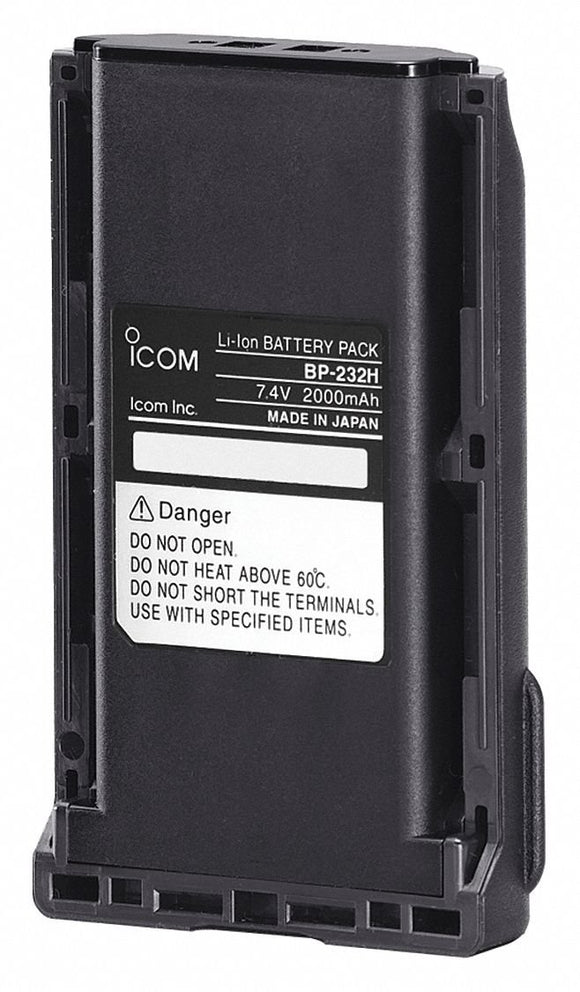 Icom BP232H Battery for F33G F43G F43TR F14 F24 F3021 F4021 F3161 F4161 F3011 F4011