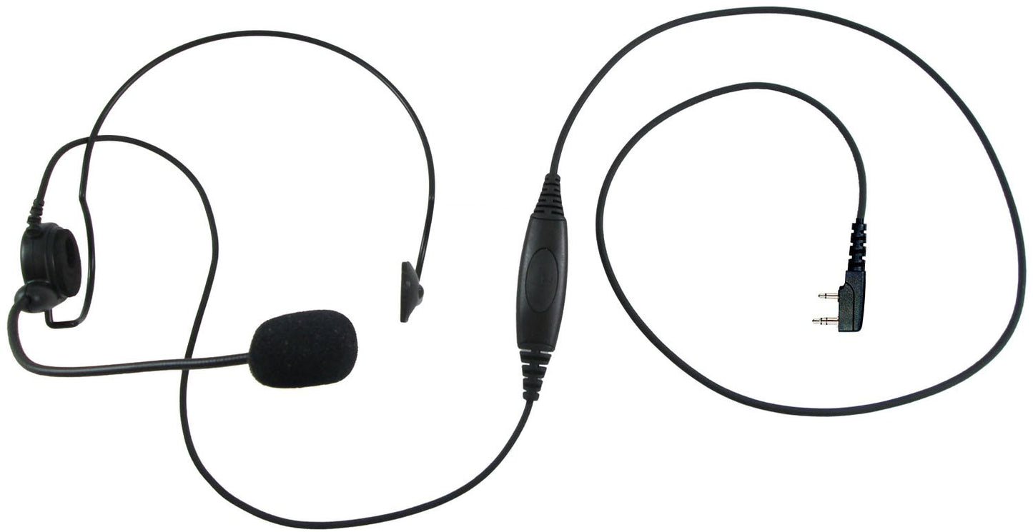 Single Ear Headset E395 K1 with Push to Talk for Kenwood TK3160 TK372 TK2160 TK272 TK3170