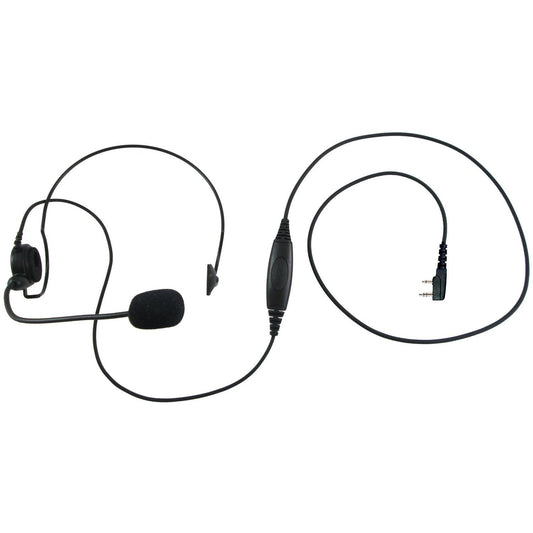 Single Ear Headset E395 K1 with Push to Talk for Kenwood TK3160 TK372 TK2160 TK272 TK3170