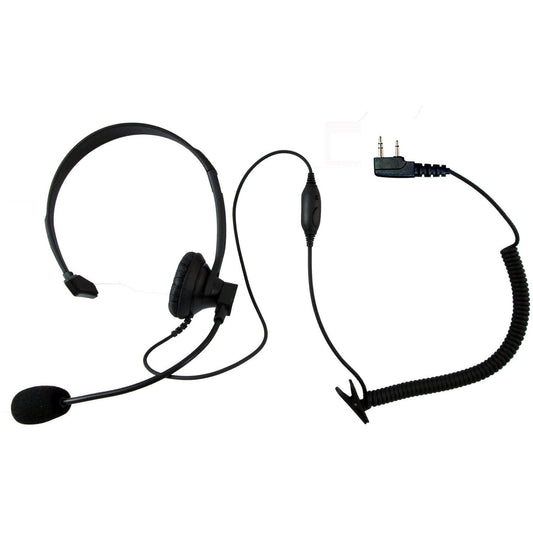 Single Ear Headset E348 K1 with Push to Talk and VOX for Kenwood TK3160 TK372 TK272 TK2160 TK3173 TK2173 TK3200