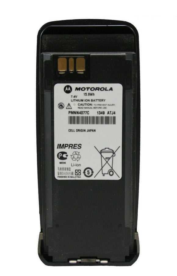 Motorola Original PMNN4077 PMNN4077C IMPRES Li-ion 7.4V 2240mAh Battery - Compatible with XPR6100 XPR6300 XPR6350 PR6380 XPR6500 XPR6550