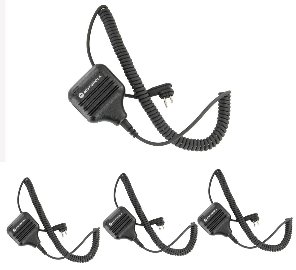 Motorola HKLN4606 External Speaker Mic (4 Pack)