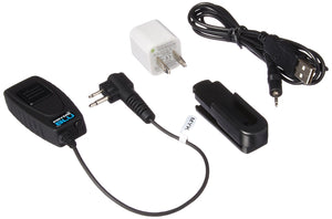 Pryme Blu BT-503 Bluetooth Adapter for Motorola 2-pin radios, Black