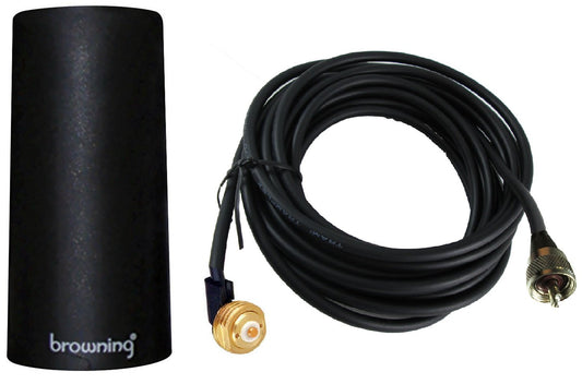 Tram Browning HOLE MOUNT NMO ANTENNA KIT UHF KENWOOD TK8180 TK8160 TK8360 TK8302 NX800 TK862G