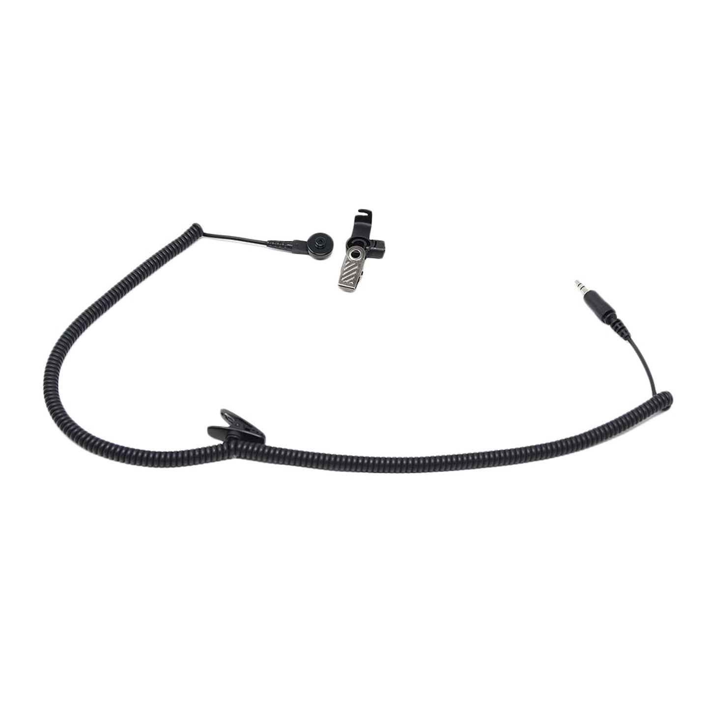 The Ear Phone Connection Fox Acoustic Tube Listen Only Earphone with 3.5mm Connector, Black