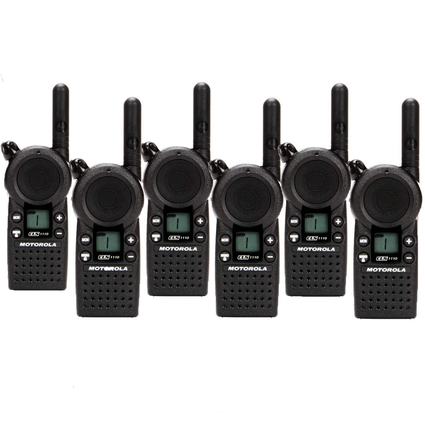 6 Pack of Motorola CLS1110 Two Way Radio Walkie Talkies