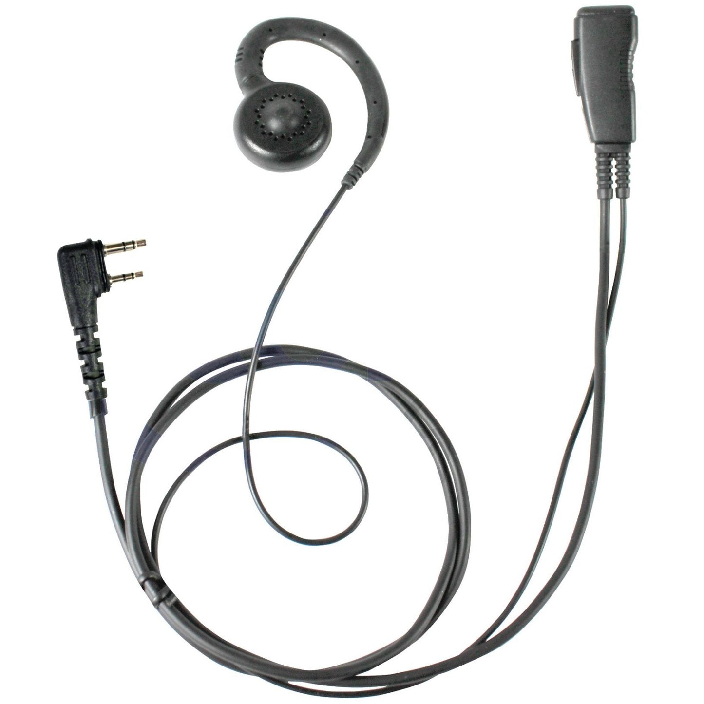 PRYME® 1-Wire Swivel Earhook Earpiece for ICOM IP100H Radio