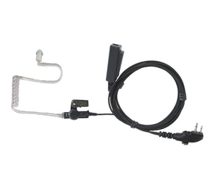 E346NL-H2 2-Wire Nylon Surveillance Headset TC-500 TC-508 TC-518 TC-580 TC-610